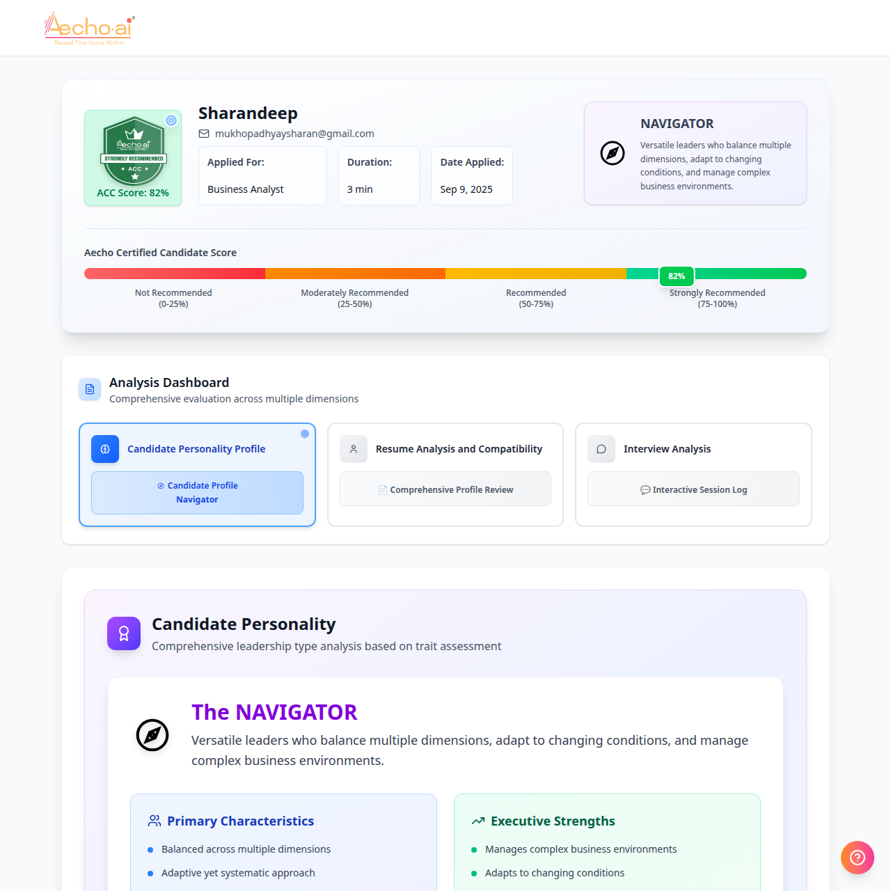 Review Candidate Profiles
