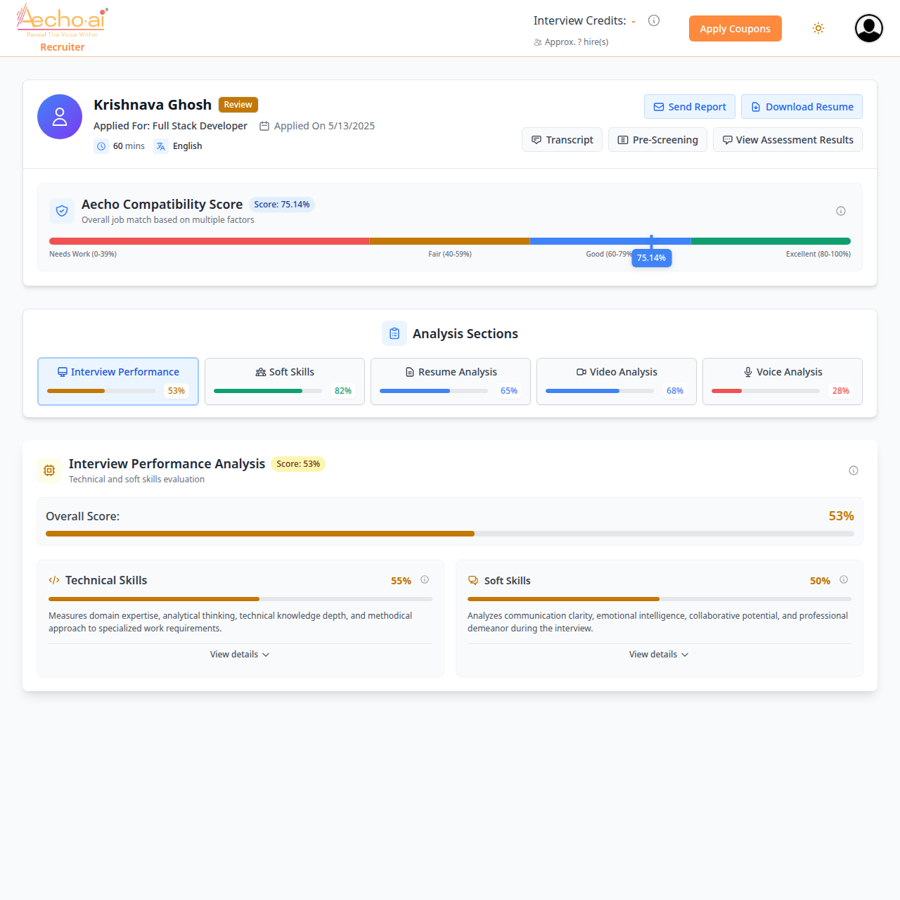 Evaluate Soft Skills